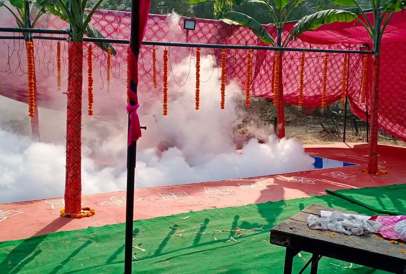 वार्ड के घाटों पर एंटी मलेरिया फॉगिंग — तस्वीर 7 में से 19