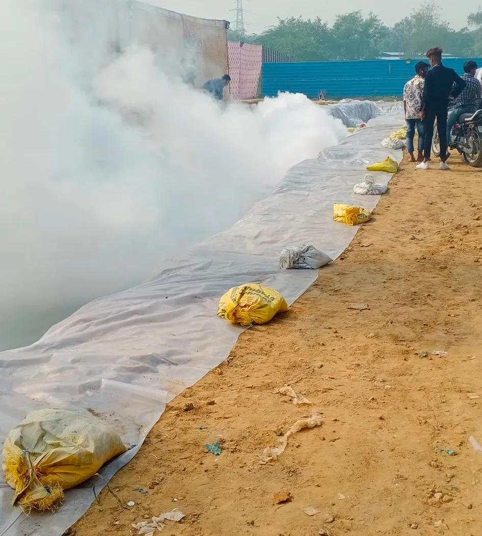 वार्ड के घाटों पर एंटी मलेरिया फॉगिंग — तस्वीर 8 में से 19
