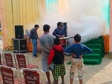 वार्ड के घाटों पर एंटी मलेरिया फॉगिंग — 10