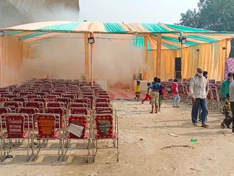 वार्ड के घाटों पर एंटी मलेरिया फॉगिंग — 12