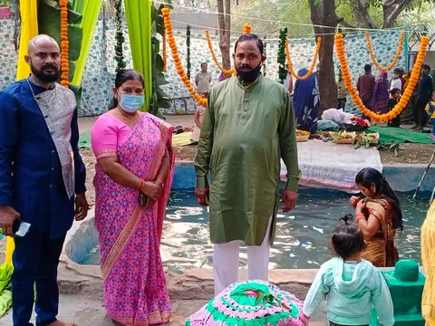 वार्ड के घाटों पर छठ पर्व की धूमधाम से पूजा — 2