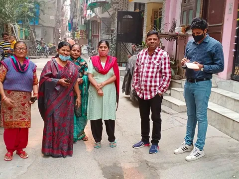 मद्रासी कॉलोनी, सनलाइट कॉलोनी नं 1 की गलियों का निरीक्षण