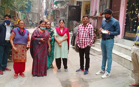 मद्रासी कॉलोनी, सनलाइट कॉलोनी नं 1 की गलियों का निरीक्षण