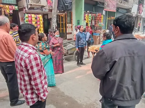 मद्रासी कॉलोनी, सनलाइट कॉलोनी नं 1 की गलियों का निरीक्षण — 3