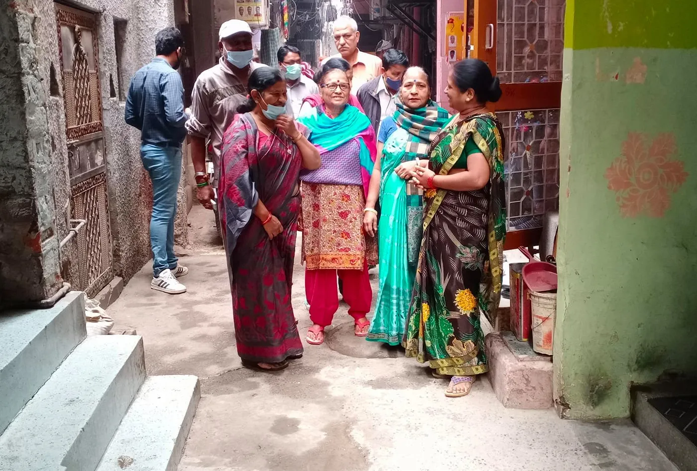 मद्रासी कॉलोनी, सनलाइट कॉलोनी नं 1 की गलियों का निरीक्षण — तस्वीर 8 में से 8