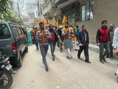 अंगूरी मंदिर, किलोकरी से कार्तिक नाहन शोभा यात्रा — 19