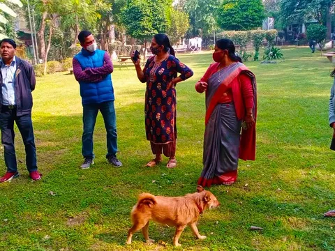 योग पार्क, सिद्धार्थ एक्सटेंशन का निरीक्षण — 2