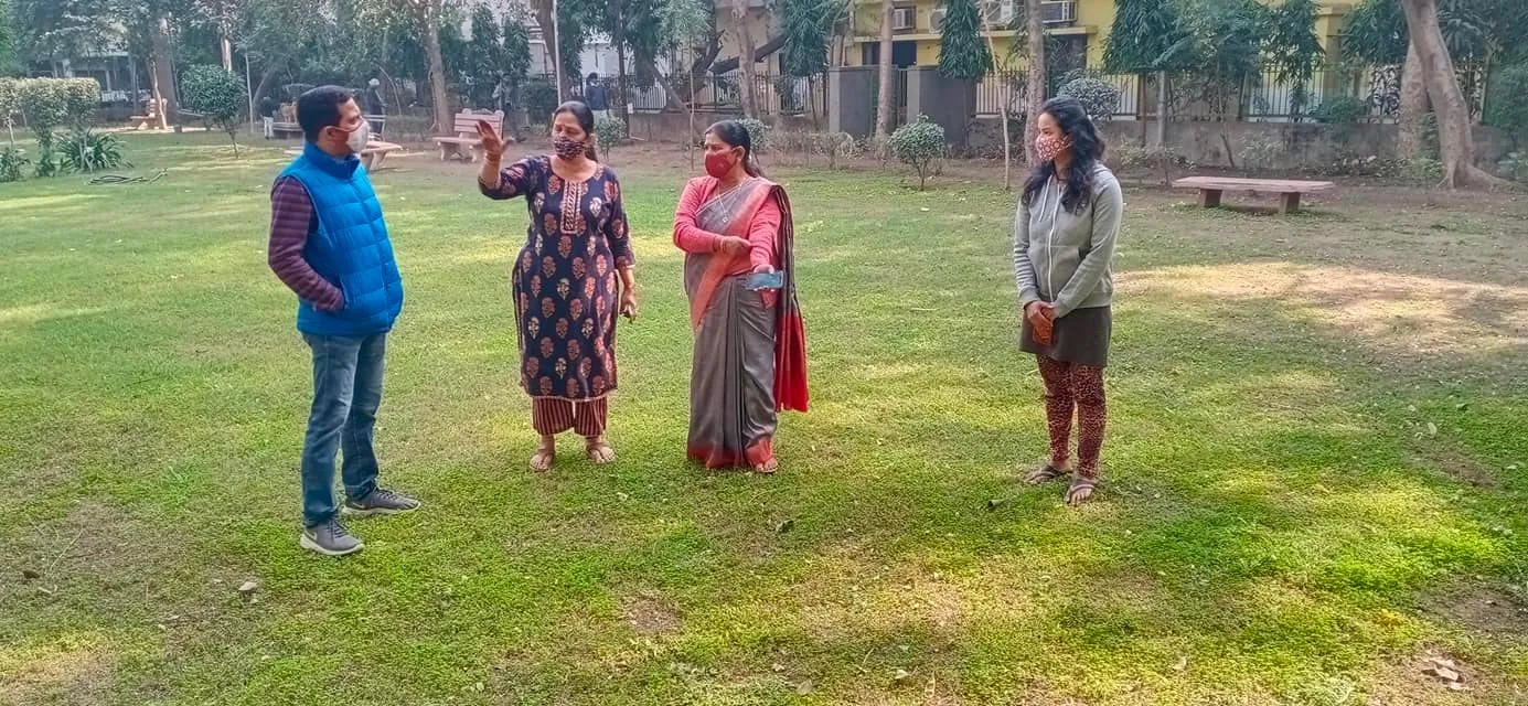योग पार्क, सिद्धार्थ एक्सटेंशन का निरीक्षण — तस्वीर 3 में से 4