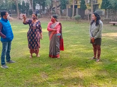योग पार्क, सिद्धार्थ एक्सटेंशन का निरीक्षण — 3