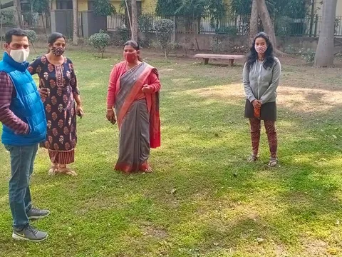 योग पार्क, सिद्धार्थ एक्सटेंशन का निरीक्षण — 4