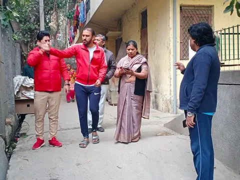 सराय काले खां डीडीए फ्लैट का निरीक्षण — 7