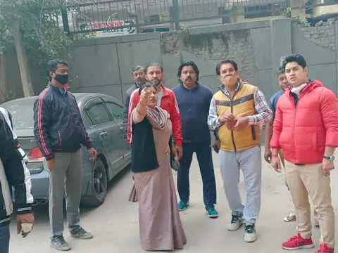सराय काले खां डीडीए फ्लैट का निरीक्षण — 8