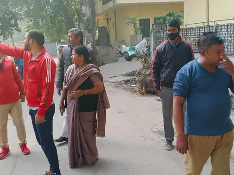 सराय काले खां डीडीए फ्लैट का निरीक्षण — 11