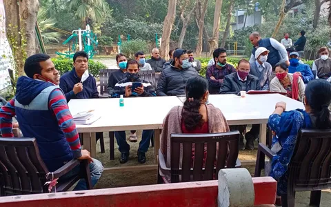 सिद्धार्थ एक्सटेंशन पॉकेट C (पोर्टा कैबिन) का निरीक्षण