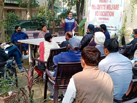 सिद्धार्थ एक्सटेंशन पॉकेट C (पोर्टा कैबिन) का निरीक्षण — 3