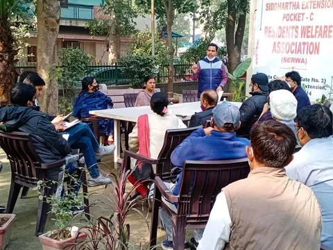 सिद्धार्थ एक्सटेंशन पॉकेट C (पोर्टा कैबिन) का निरीक्षण — 4
