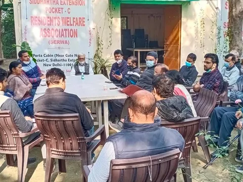 सिद्धार्थ एक्सटेंशन पॉकेट C (पोर्टा कैबिन) का निरीक्षण — 7