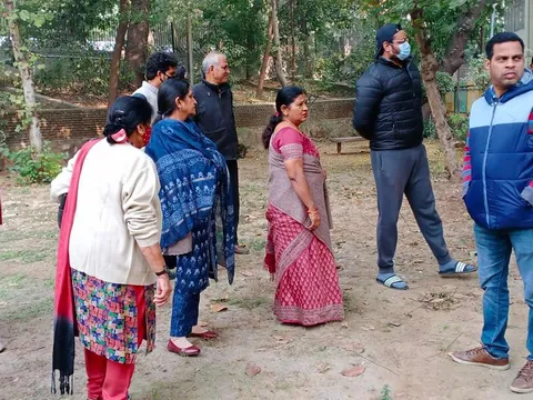 सिद्धार्थ एक्सटेंशन पॉकेट C (पोर्टा कैबिन) का निरीक्षण — 16