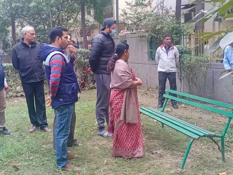 सिद्धार्थ एक्सटेंशन पॉकेट C (पोर्टा कैबिन) का निरीक्षण — 20