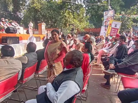 महंगाई के खिलाफ जंतर मंतर पर प्रदर्शन — 2