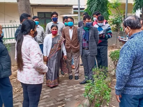 सिद्धार्थ एक्सटेंशन पॉकेट C के विभिन्न पार्कों का निरीक्षण — 5