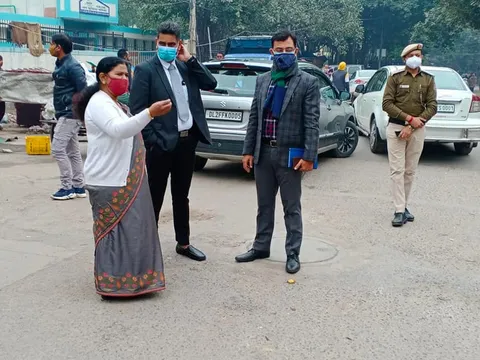सिद्धार्थ एक्सटेंशन पॉकेट C के विभिन्न पार्कों का निरीक्षण — 20
