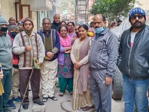 सनलाइट कॉलोनी नं 2 में गलियों के नवनिर्माण कार्य का उद्घाटन — 2