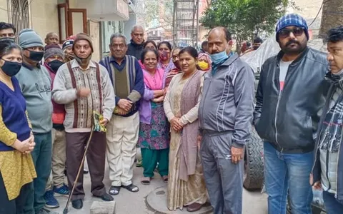 सनलाइट कॉलोनी नं 2 में गलियों के नवनिर्माण कार्य का उद्घाटन