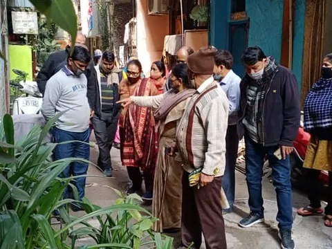 सनलाइट कॉलोनी नं 2 में गलियों के नवनिर्माण कार्य का उद्घाटन — 8