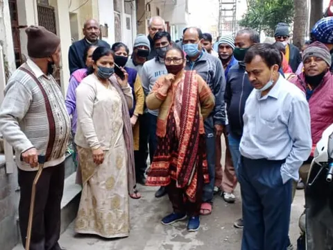 सनलाइट कॉलोनी नं 2 में गलियों के नवनिर्माण कार्य का उद्घाटन — 12