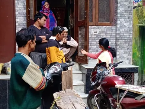 सराय काले खां में श्री रविन्द्र पप्पू के साथ जनसंपर्क दौरा — 9