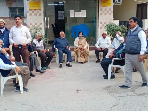 सनलाइट कॉलोनी नं. II (80 गज) में नई सड़क का उद्घाटन