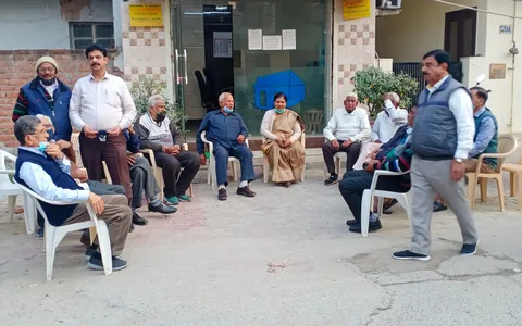 सनलाइट कॉलोनी नं. II (80 गज) में नई सड़क का उद्घाटन