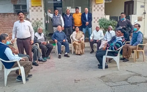 सनलाइट कॉलोनी नं. II (80 गज) में नई सड़क का उद्घाटन