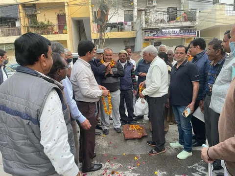 सनलाइट कॉलोनी नं. II (80 गज) में नई सड़क का उद्घाटन — 6
