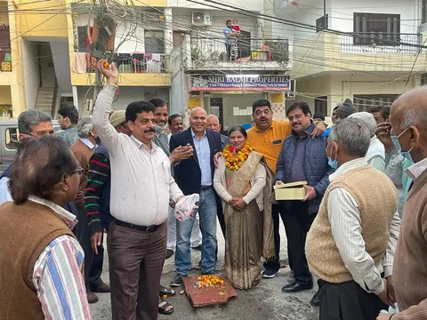 सनलाइट कॉलोनी नं. II (80 गज) में नई सड़क का उद्घाटन — 8