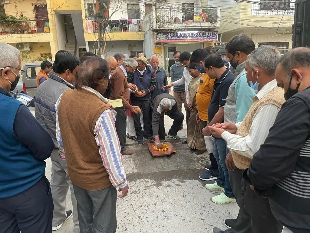 सनलाइट कॉलोनी नं. II (80 गज) में नई सड़क का उद्घाटन — तस्वीर 9 में से 20