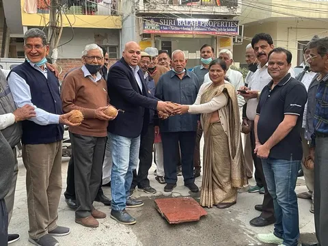 सनलाइट कॉलोनी नं. II (80 गज) में नई सड़क का उद्घाटन — 16