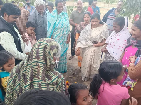 अंबेडकर पार्क में नई स्ट्रीट लाइट का उद्घाटन — 5