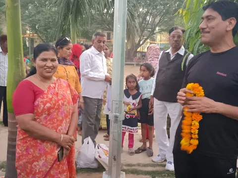 अंबेडकर पार्क, सिद्धार्थ बस्ती में स्ट्रीट लाइट का शुभारंभ — 2