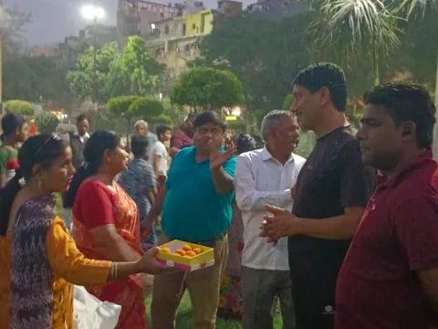 अंबेडकर पार्क, सिद्धार्थ बस्ती में स्ट्रीट लाइट का शुभारंभ — 5