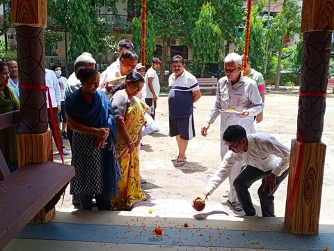 शादी राम पार्क, भगवान नगर में सीनियर सिटीजन हट का उद्घाटन — 2