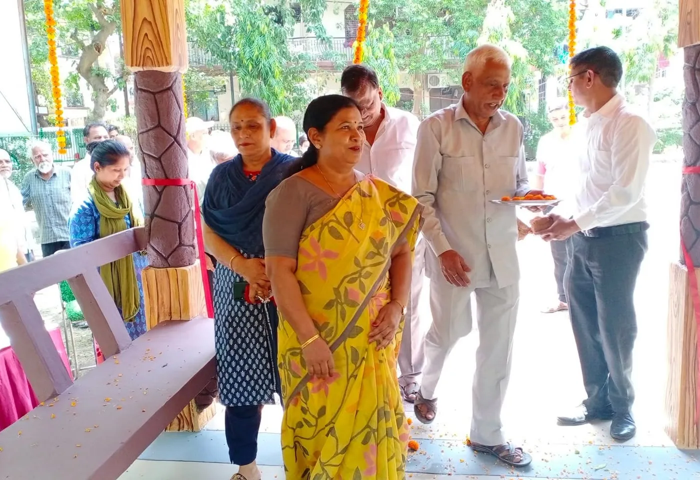 शादी राम पार्क, भगवान नगर में सीनियर सिटीजन हट का उद्घाटन — तस्वीर 3 में से 9