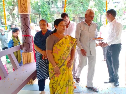 शादी राम पार्क, भगवान नगर में सीनियर सिटीजन हट का उद्घाटन — 3