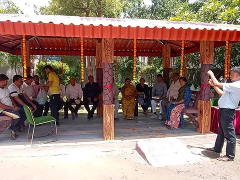शादी राम पार्क, भगवान नगर में सीनियर सिटीजन हट का उद्घाटन — 4