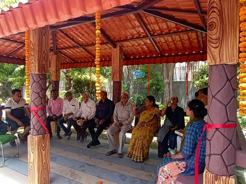 शादी राम पार्क, भगवान नगर में सीनियर सिटीजन हट का उद्घाटन — 5