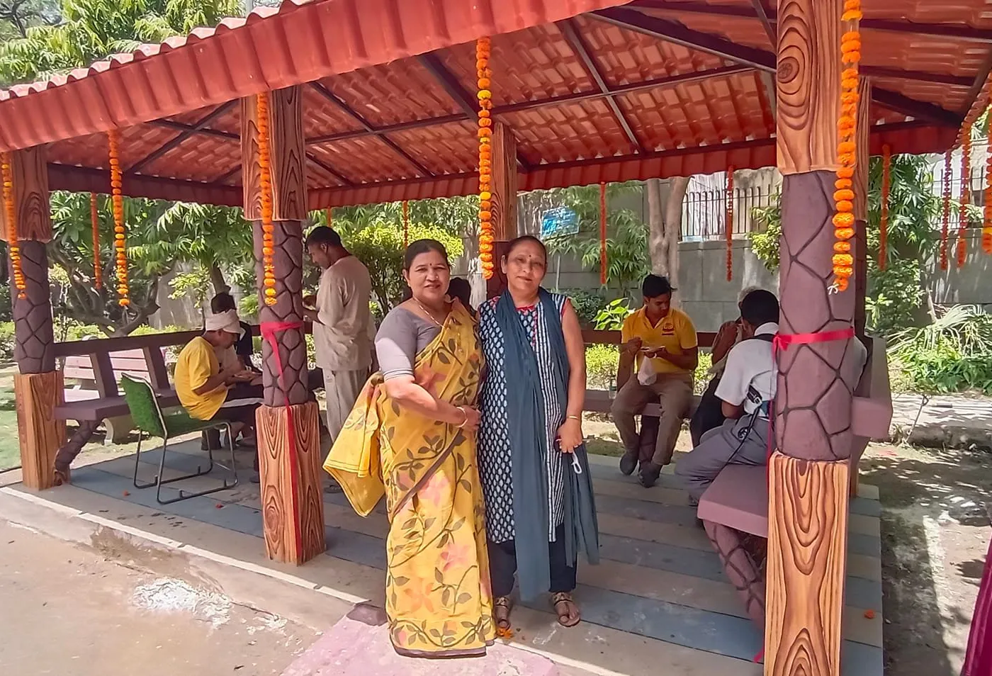 शादी राम पार्क, भगवान नगर में सीनियर सिटीजन हट का उद्घाटन — तस्वीर 8 में से 9