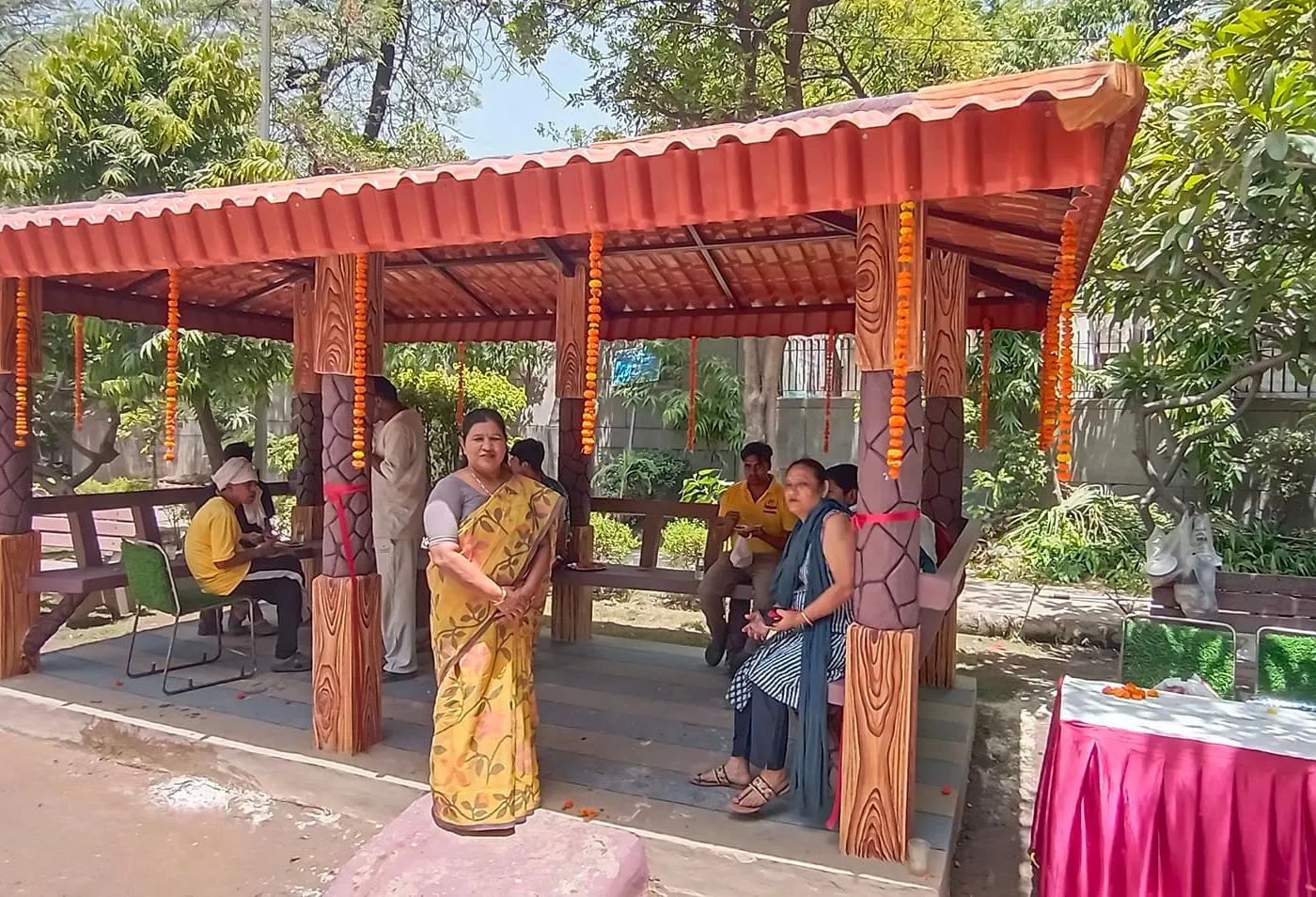 शादी राम पार्क, भगवान नगर में सीनियर सिटीजन हट का उद्घाटन — तस्वीर 9 में से 9