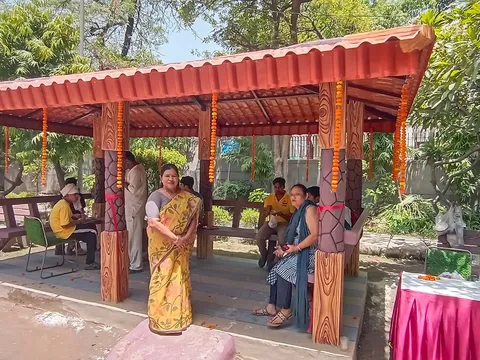 शादी राम पार्क, भगवान नगर में सीनियर सिटीजन हट का उद्घाटन — 9