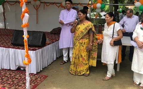 75वें स्वतंत्रता दिवस के अवसर पर चार पार्कों में ध्वजारोहण